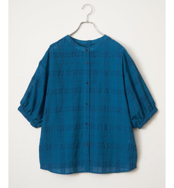 Lbc with Life「3WAYシャドーチェックブラウス」|シャツ・ブラウス|