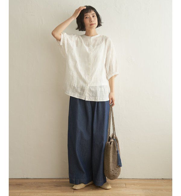 Lbc with Life「3WAYシャドーチェックブラウス」|シャツ・ブラウス|