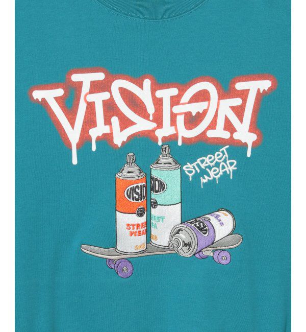 VENCE share style「VISION STREET WEAR ビジョンストリートウェア スプレーイラストトレーナー」|スウェット・ジャージ|