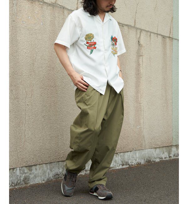 VENCE share style「フラワー刺繍半袖シャツ」|シャツ・ブラウス|