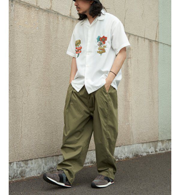 VENCE share style「フラワー刺繍半袖シャツ」|シャツ・ブラウス|