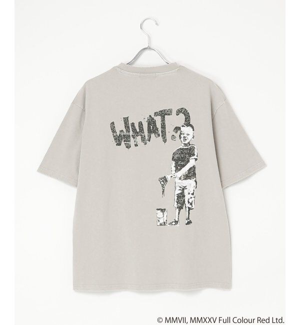 VENCE share style「Banksy バンクシー Whatever Boy スノーウォッシュTシャツ」|Tシャツ・カットソー|グレー