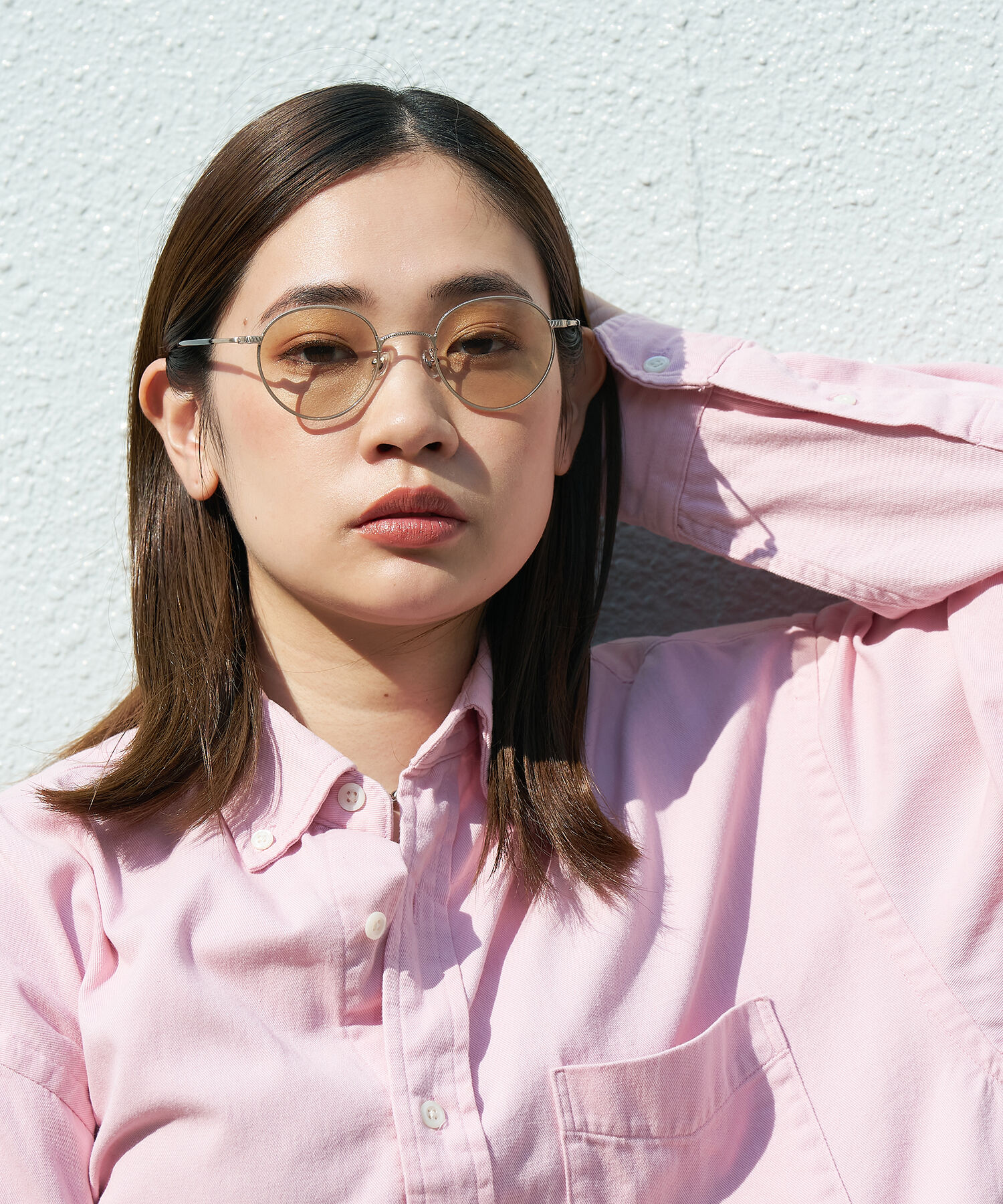  「【WEB限定】Zoff｜STUDIO SEVEN｜ボストン型 サングラス｜メタルフレーム UVカット」|サングラス|ゴールド