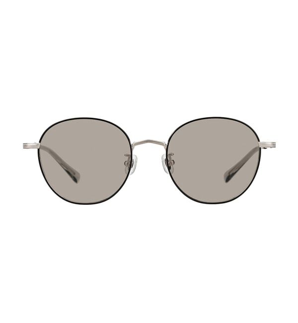  「ボストン型 サングラス | 丸型 メタル カラーレンズ おしゃれ 紫外線対策 UVカット TREND SUNGLASSES」|サングラス|ブラック系その他