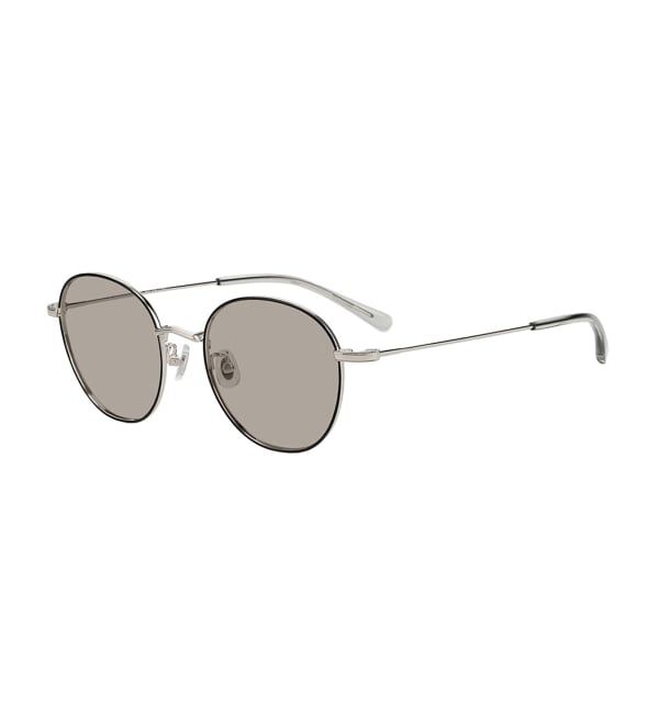  「ボストン型 サングラス | 丸型 メタル カラーレンズ おしゃれ 紫外線対策 UVカット TREND SUNGLASSES」|サングラス|