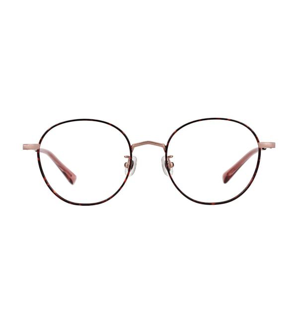  「ボストン型 サングラス | クリアサングラス メタル おしゃれ 紫外線対策 UVカット TREND SUNGLASSES」|サングラス|茶系デミ