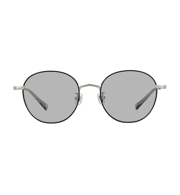  「ボストン型 サングラス | 調光 紫外線で色が変わる 紫外線対策 UVカット 丸型 メタル TREND SUNGLASSES」|サングラス|