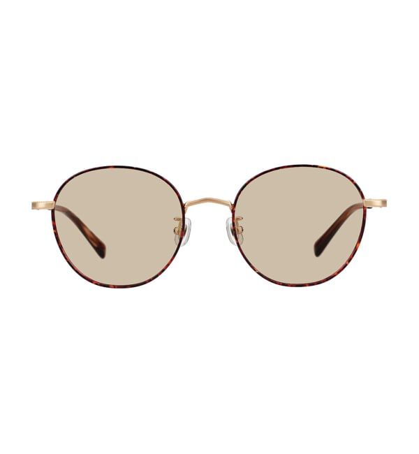  「ボストン型 サングラス | 調光 紫外線で色が変わる 紫外線対策 UVカット 丸型 メタル TREND SUNGLASSES」|サングラス|