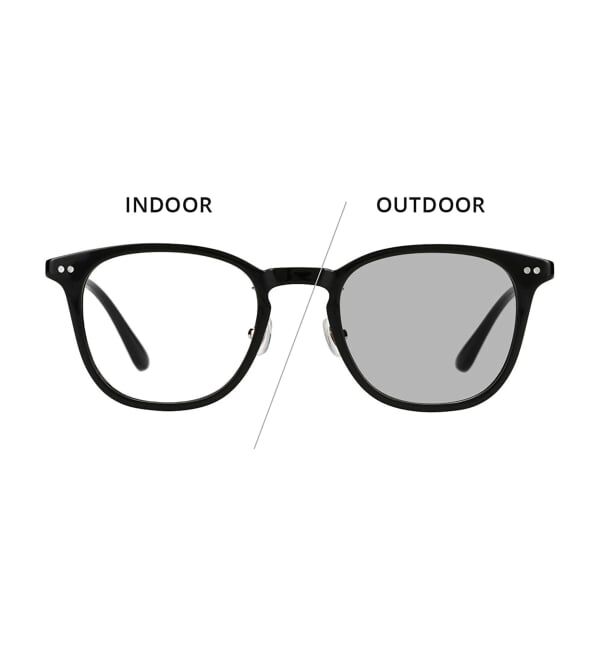  「ウェリントン型 サングラス | 調光 紫外線で色が変わる 紫外線対策 UVカット おしゃれ TREND SUNGLASSES」|サングラス|