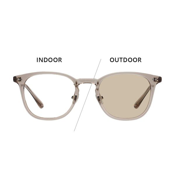  「ウェリントン型 サングラス | 調光 紫外線で色が変わる 紫外線対策 UVカット おしゃれ TREND SUNGLASSES」|サングラス|グレー