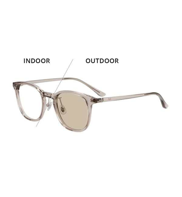  「ウェリントン型 サングラス | 調光 紫外線で色が変わる 紫外線対策 UVカット おしゃれ TREND SUNGLASSES」|サングラス|