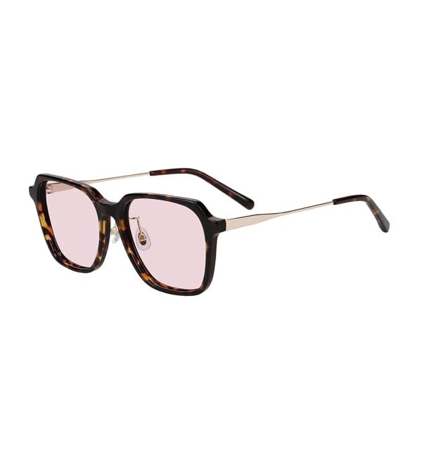  「ウェリントン型 サングラス | カラーレンズ コンビネーションフレーム UVカット TREND SUNGLASSES」|サングラス|