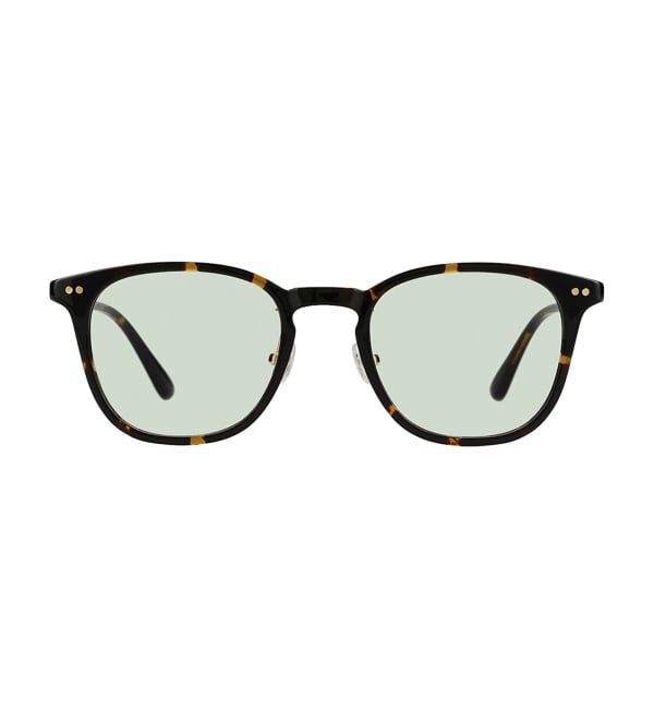  「ウェリントン型 サングラス | カラーレンズ 太縁フレーム おしゃれ 紫外線対策 UVカット TREND SUNGLASSES」|サングラス|茶系デミ