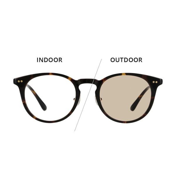  「ボストン型 サングラス | 調光 紫外線で色が変わる 紫外線対策 UVカット おしゃれTREND SUNGLASSES」|サングラス|茶系デミ