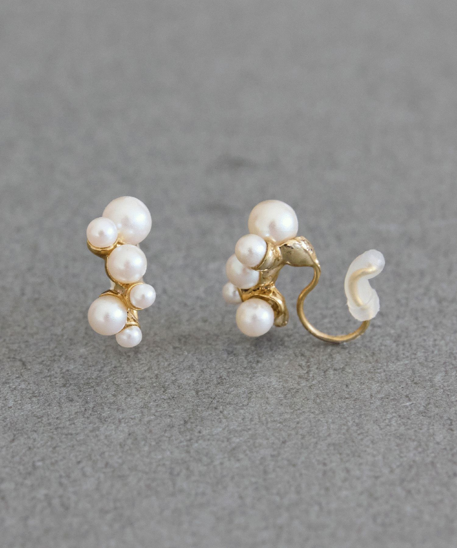 Phoebe「【痛くないシリーズ/金属アレルギー対応】クラスパールライトフィットイヤリング」|イヤリング|