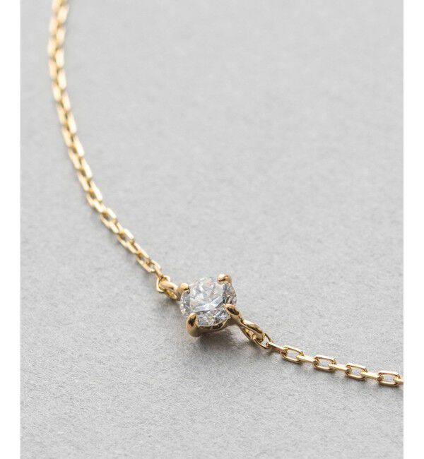 ete「K18 ダイヤモンド 0.1ct ブレスレット「ブライト」」|ブレスレット・バングル|