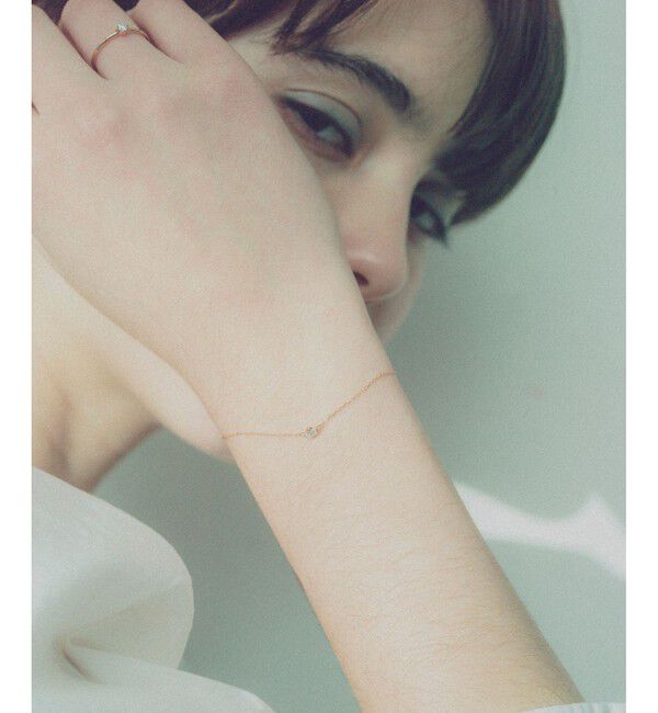 ete「K18 ダイヤモンド 0.1ct ブレスレット「ブライト」」|ブレスレット・バングル|