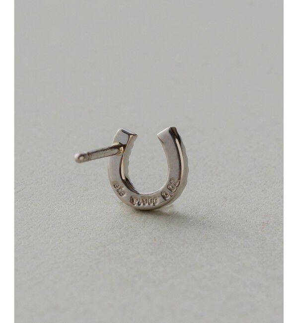 ete「PT900 ホースシュー ダイヤモンド ピアス」|ピアス|