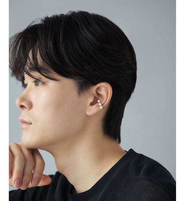 Jouete「イヤーカフス トライアングル パール」|イヤーカフ|