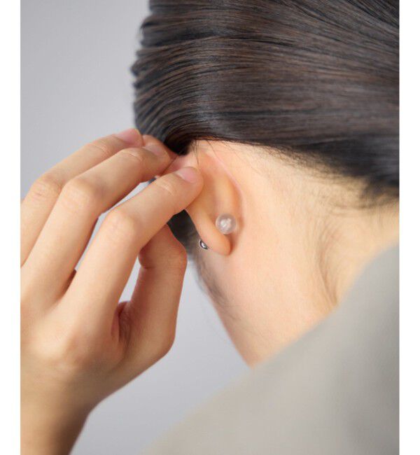 Jouete「[イヤーオーナメント] キャッチ フロスト ボール」|ピアス|