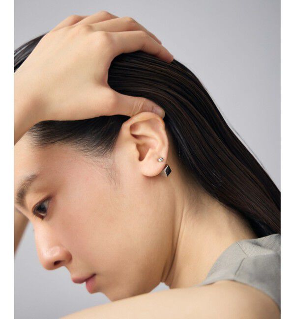 Jouete「[イヤーオーナメント] キャッチ キューブ」|ピアス|