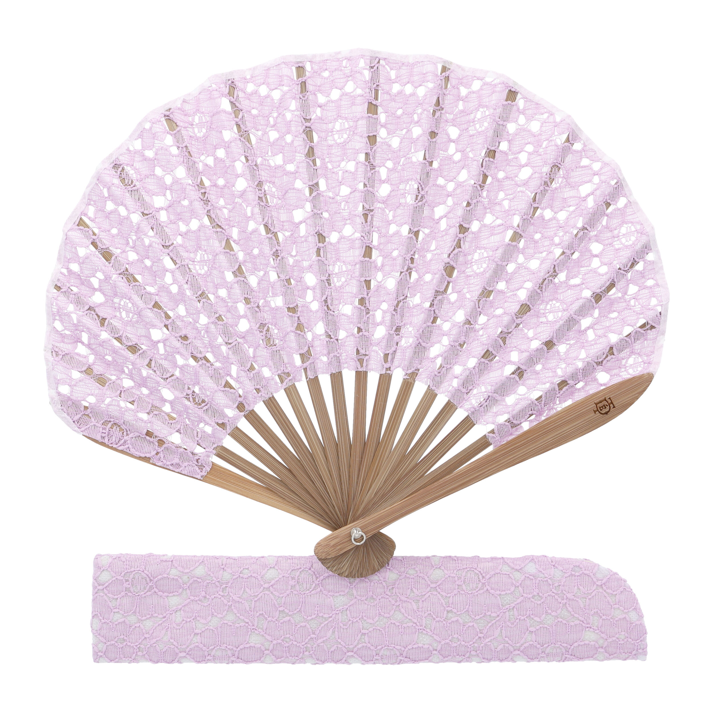  「レース扇子」|その他|ラベンダー