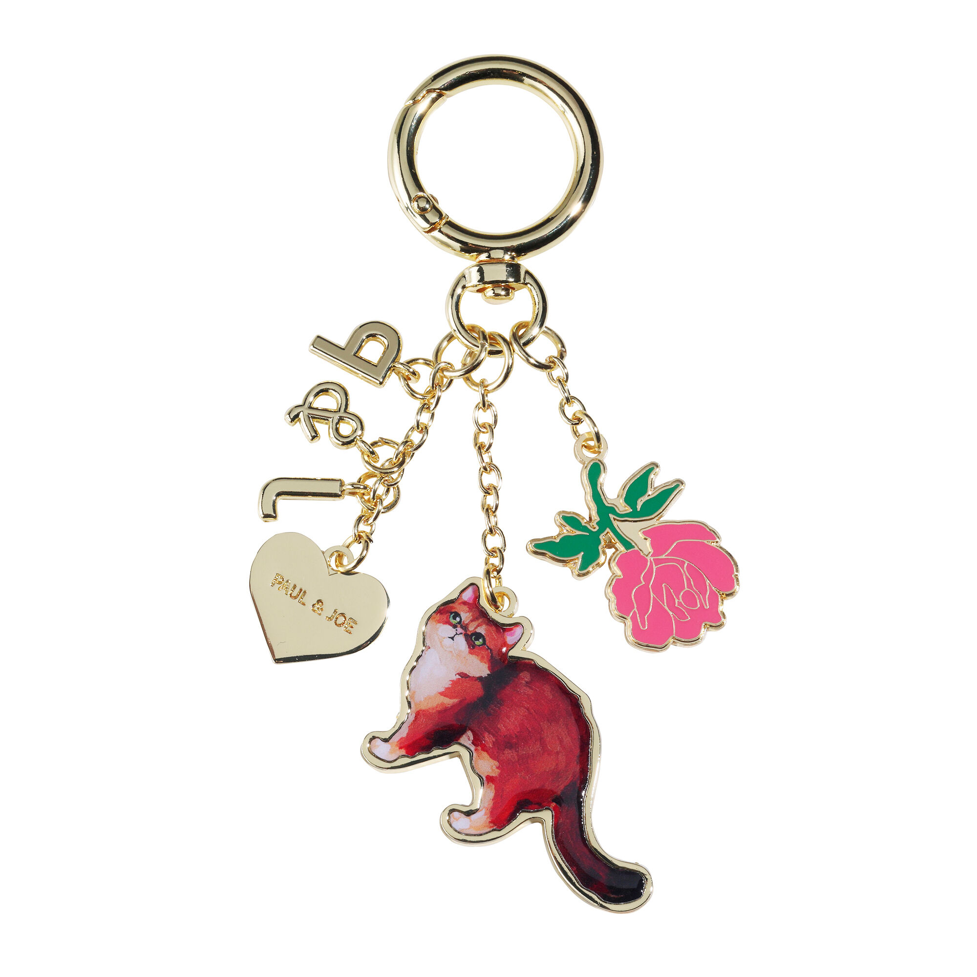 PAUL&JOE「ティーパーティーのヌネットのキーリング／ポール＆ジョー」|チャーム・キーホルダー|