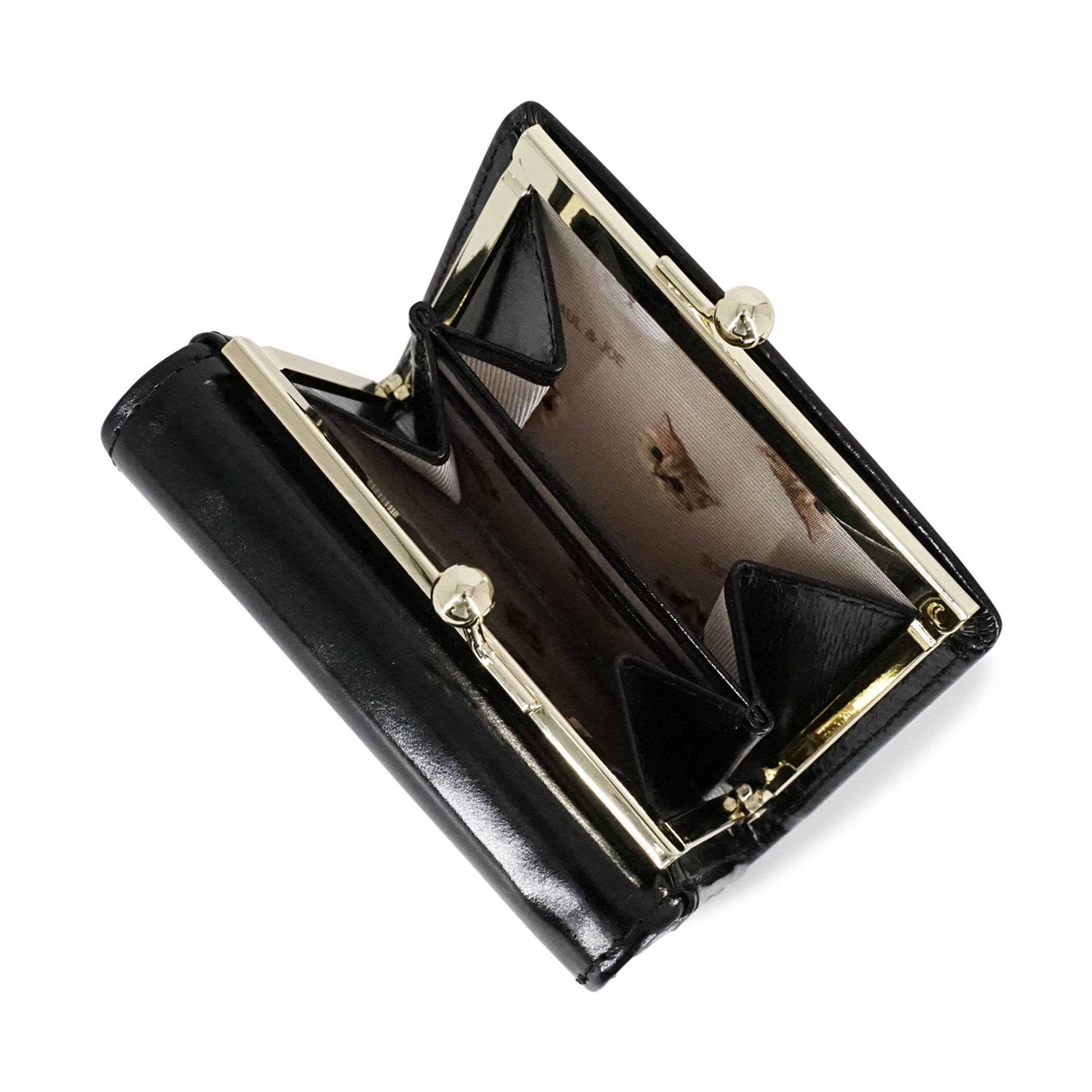 PAUL&JOE「口金ミニ財布／ＳＭＡＬＬ　ＣＡＴ　ＦＡＣＥ　ＭＥＴＡＬ」|財布|