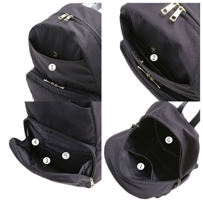 Legato Largo「レガートラルゴ リュック 10ポケット 通販 撥水 はっ水 Legato Largo レディース」|リュック|