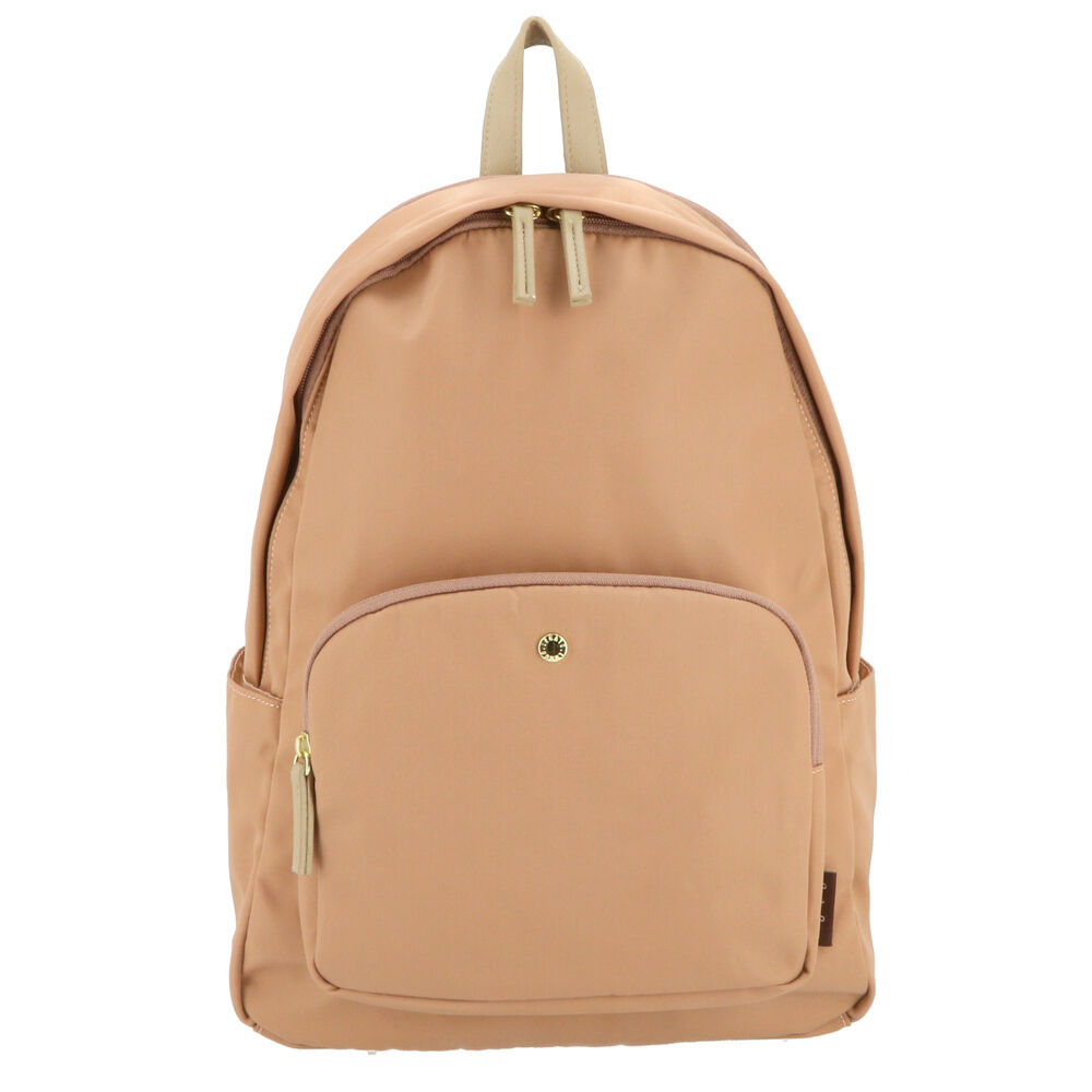 Legato Largo「レガートラルゴ リュック 通販 ナイロン 10ポケット バックパック レディース 通勤 通学 A4」|リュック|ベージュ2