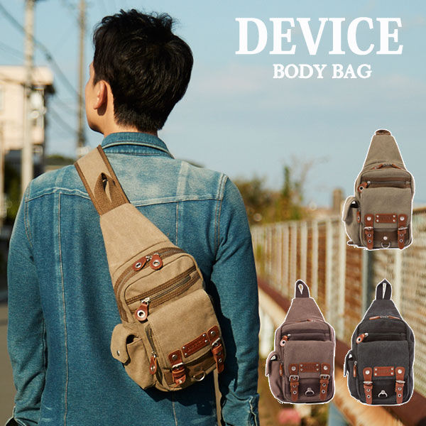 BACKYARD FAMILY「DEVICE デバイス ボディバック 斜め掛け 定番 ワンショルダー ウエストバッグ レディース」|ショルダー・メッセンジャー|