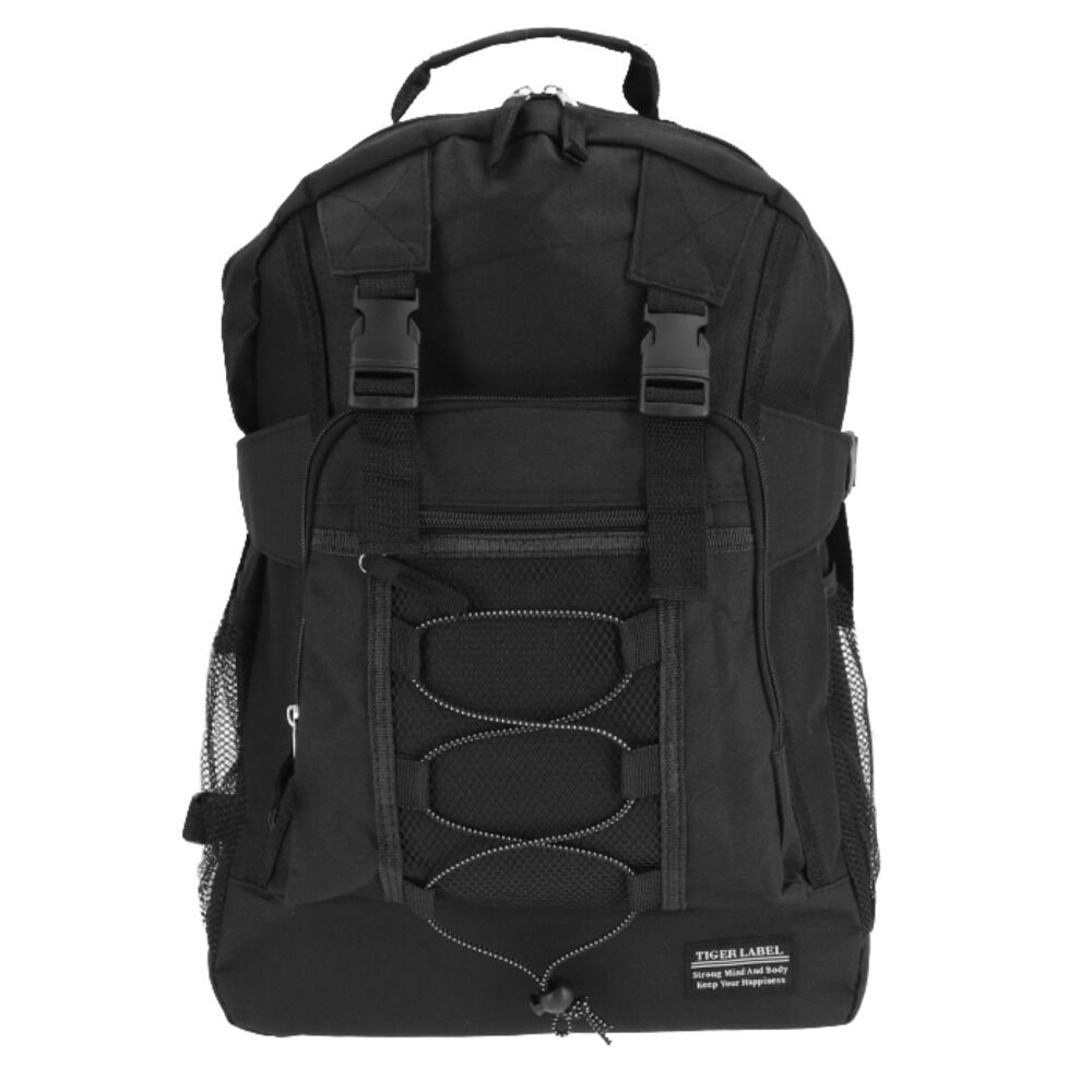 BACKYARD FAMILY「リュック メンズ 大容量 通販 リュックサック 21l 防災リュック 通学 通勤 旅行 軽量 軽い」|リュック|ブラック1