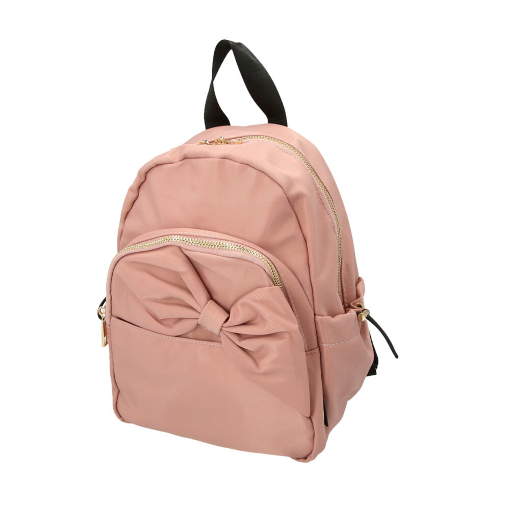 BACKYARD FAMILY「リュック 小さめ レディース 軽量 通販 ミニ リボン リボン柄 リュックサック ナップザック」|リュック|ピンク1