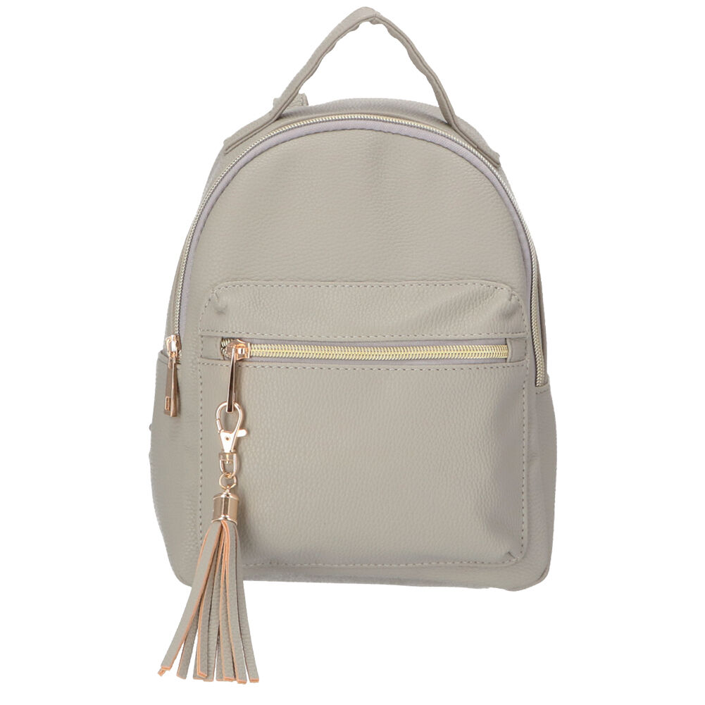 BACKYARD FAMILY「リュック レディース 小さめ おしゃれ 大人 かわいい 40代 通勤 通学 ママ ミニリュック」|リュック|グレー1