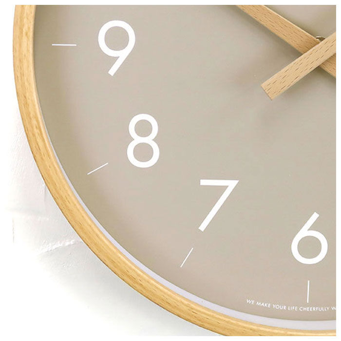 BACKYARD FAMILY「壁掛け時計 おしゃれ 通販 掛け時計 ウォールクロック L CAMPAS キャンパス 木製 木目調」|クロック・置時計|