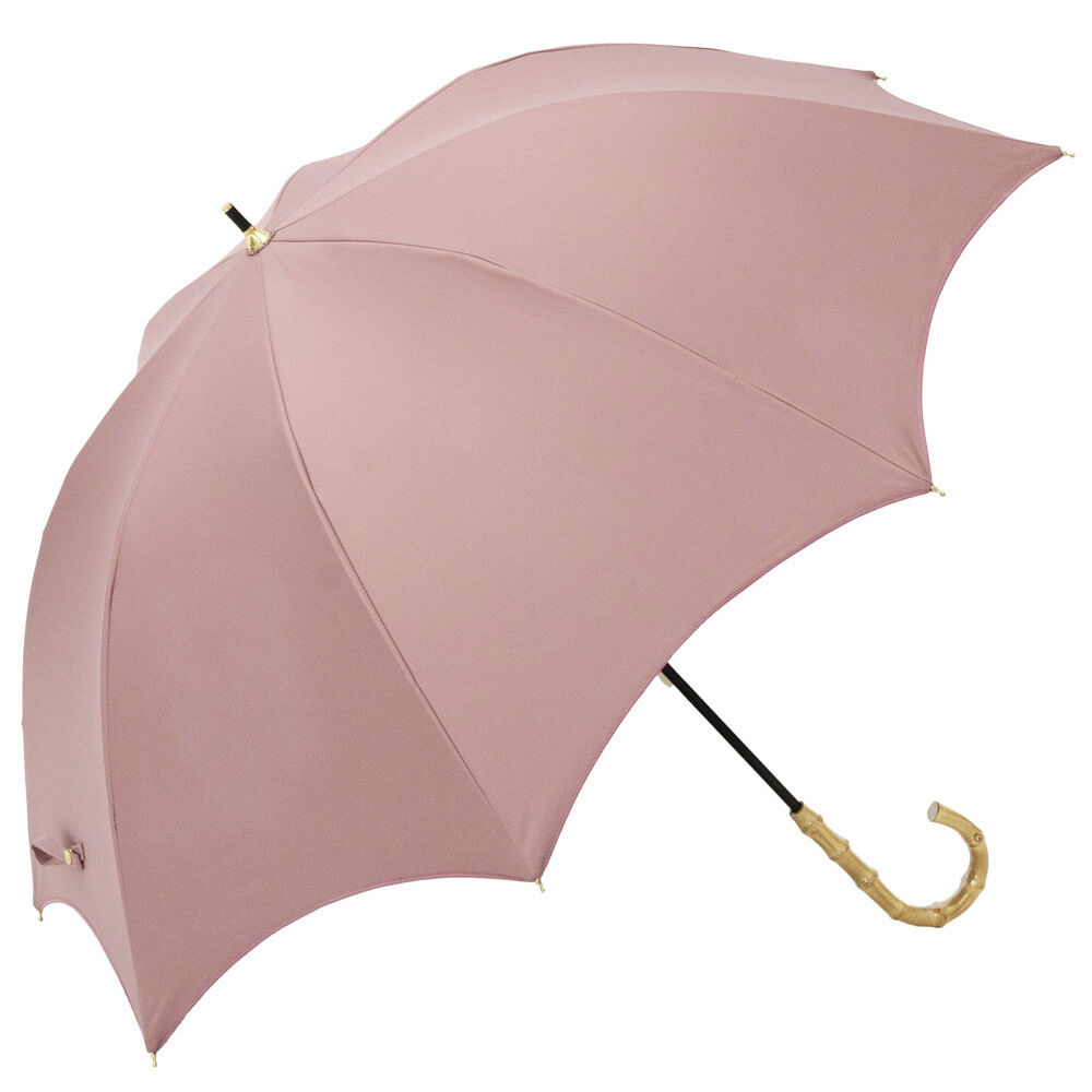 BACKYARD FAMILY「ビコーズ 傘 because 通販 日傘 遮光 長傘 晴雨兼用 雨傘 晴雨兼用傘 UVカット」|傘|ピンク1