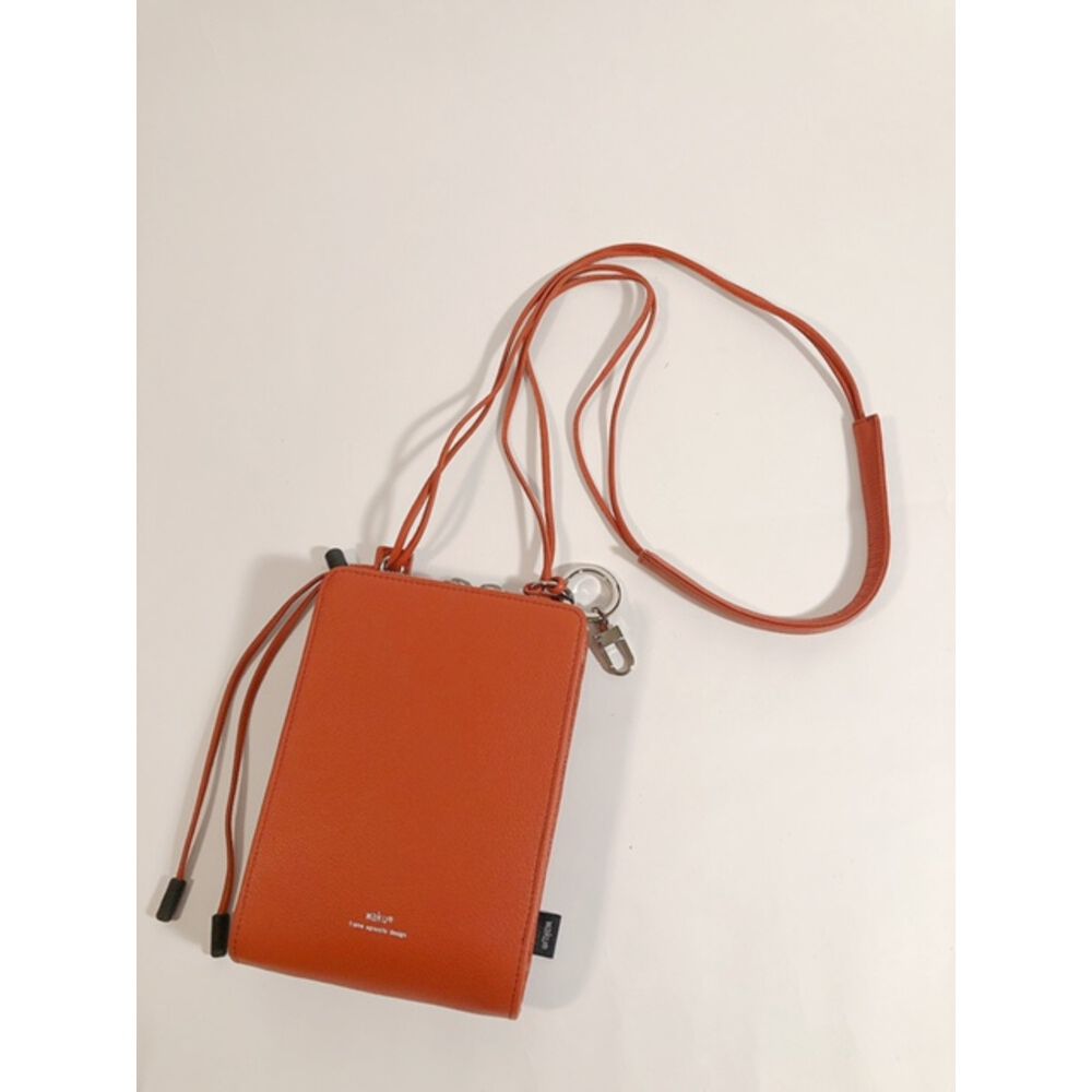BACKYARD FAMILY「waku ワク ショルダーバッグ ウォレット WK-0018 通販 ウォレットショルダー」|ショルダー・メッセンジャー|オレンジ1