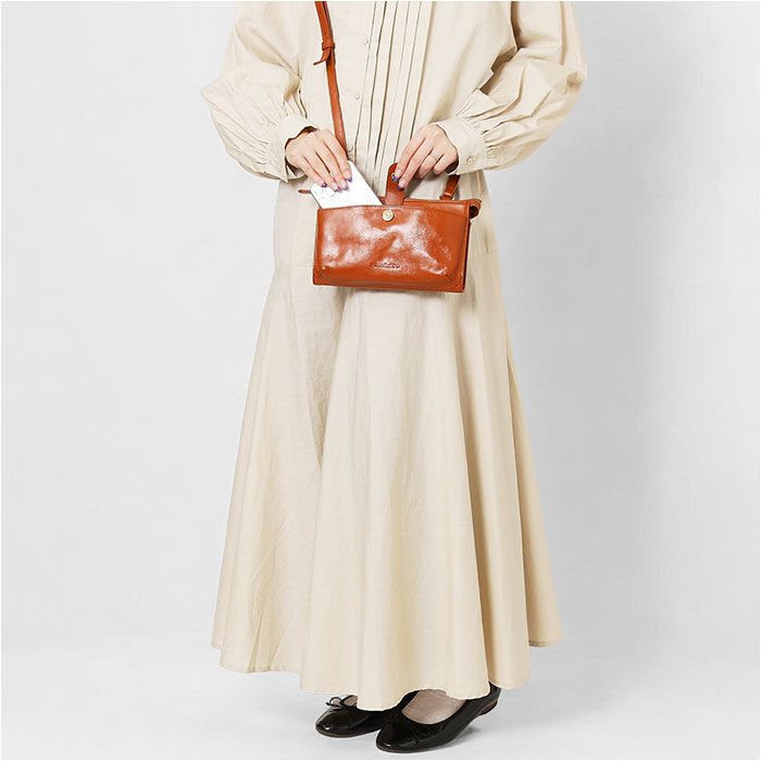 BACKYARD FAMILY「ズッケロ バッグ ショルダー ゴートレザー 通販 ショルダーバッグ ショルダーバック」|ショルダー・メッセンジャー|