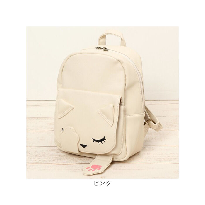 BACKYARD FAMILY「リュック ねこ 通販 ミニリュック デイパック バックパック 猫モチーフ ミニリュックサック」|リュック|