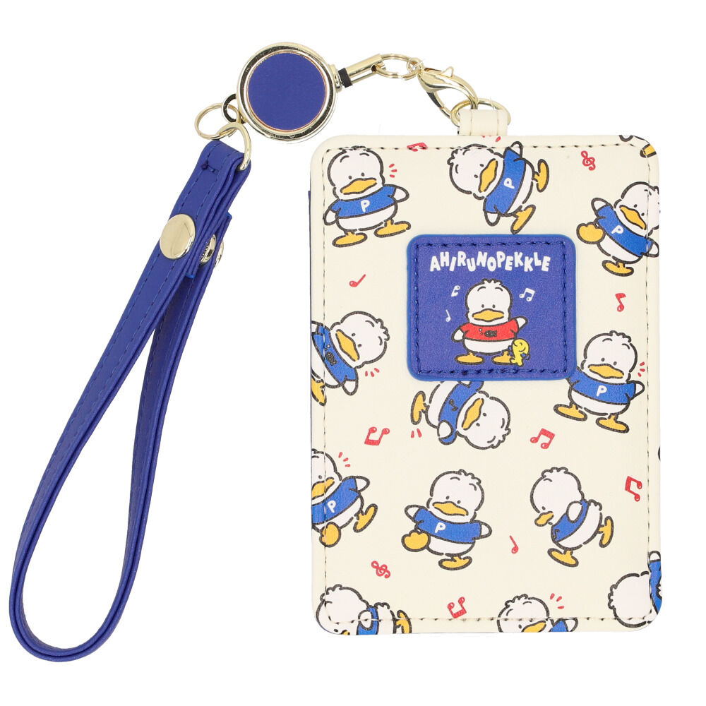 BACKYARD FAMILY「パスケース リール キャラクター 通販 リール付きパスケース 定期入れ 収納 かわいい 可愛い」|定期入れ|ホワイト1