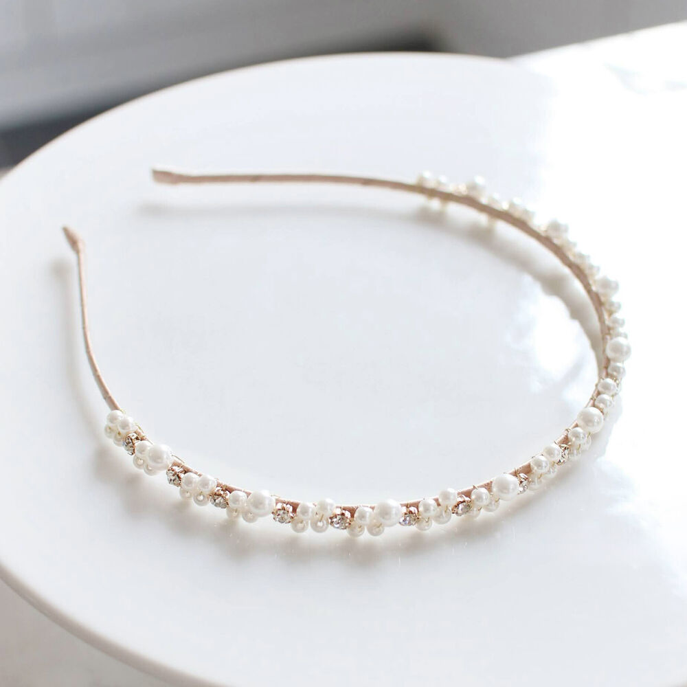 BACKYARD FAMILY「Rora カチューシャ 通販 パール キラキラ 58072201 髪飾り ヘッドドレス 子供」|その他|ベージュ1