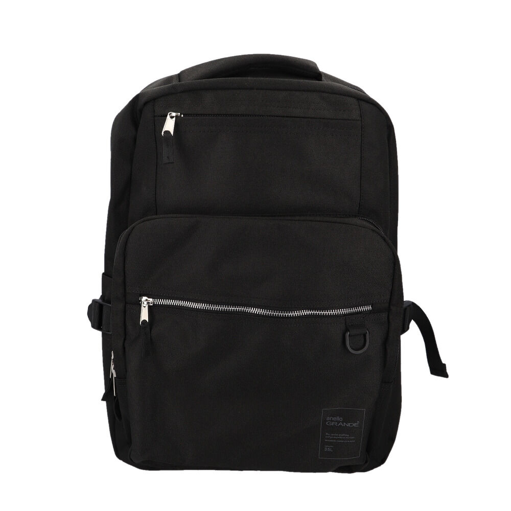 BACKYARD FAMILY「アネロ リュック 大容量 通販 バックパック リュックサック 10ポケット 多機能リュック メンズ」|リュック|ブラック1