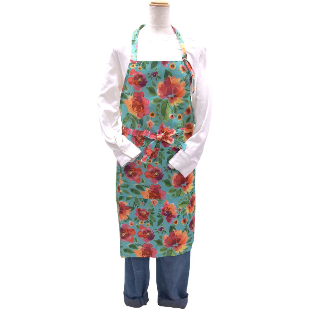 BACKYARD FAMILY「エプロン おしゃれ 通販 前掛け 前結び 前 結び レディース 大人 女性 保育士 主婦 可愛い」|その他|グリーン1