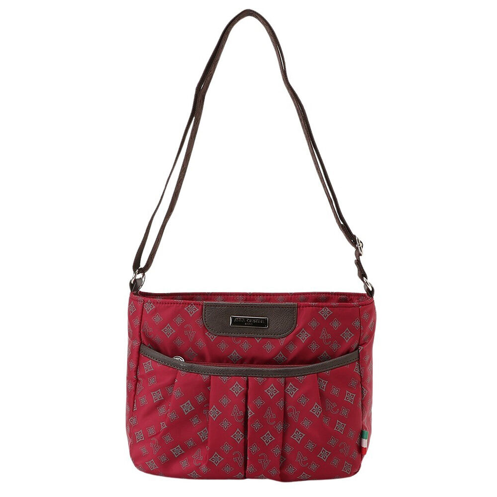 BACKYARD FAMILY「ショルダーバッグ レディース 斜めがけ 大人 軽量 ナイロン 通販 ショルダーバック」|ショルダー・メッセンジャー|レッド1