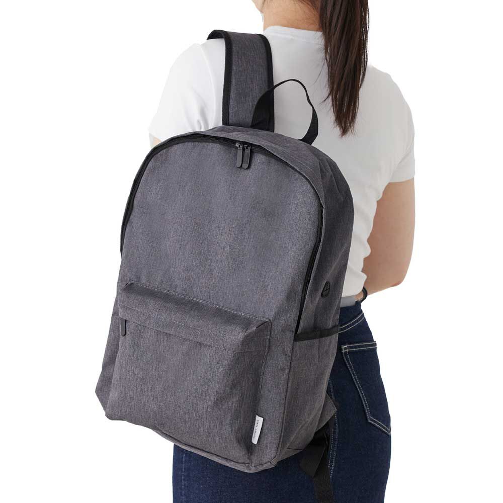 BACKYARD FAMILY「リュック シンプル 通販 リュックサック デイバッグ バッグパック 男女兼用 大容量 軽量 軽い」|リュック|グレー1