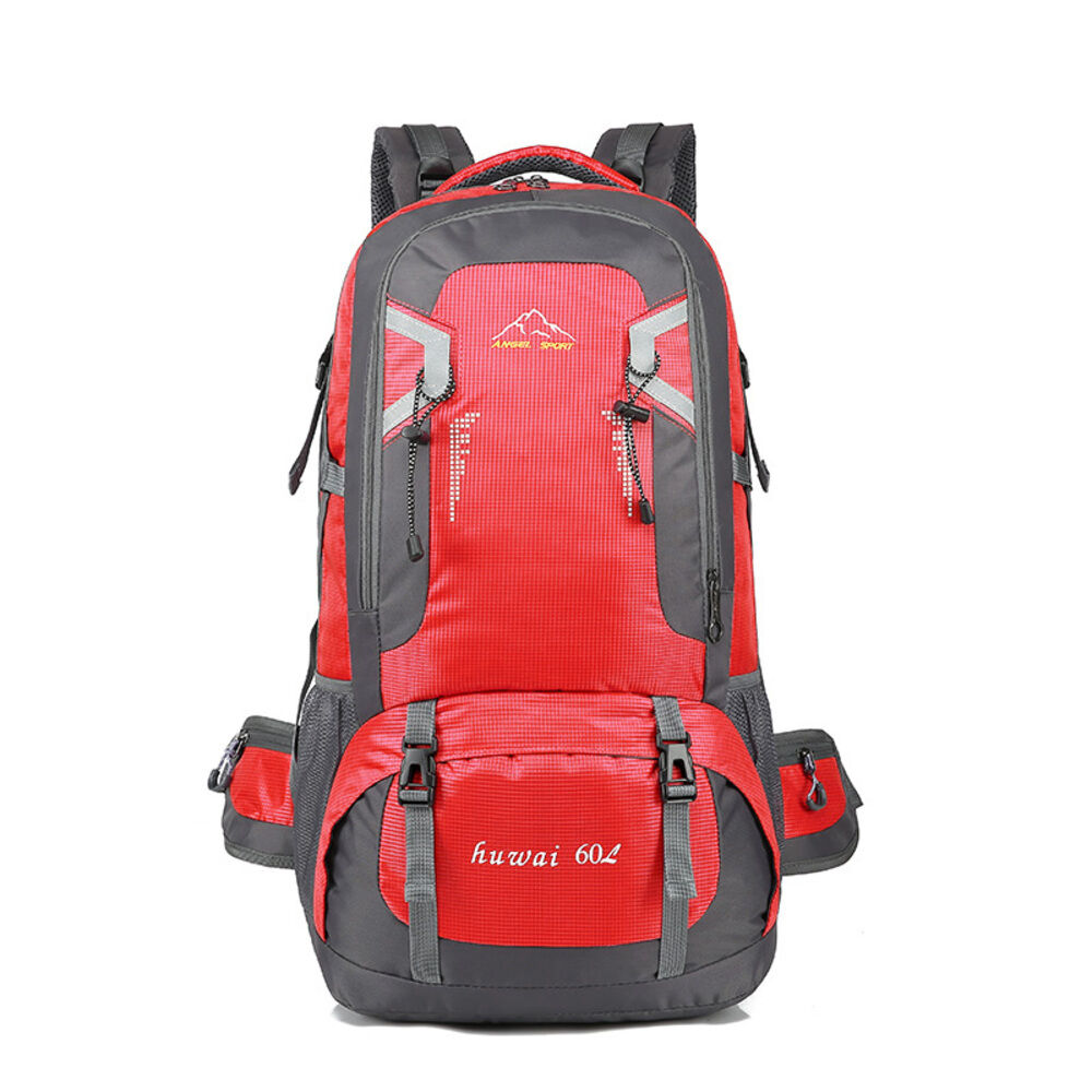BACKYARD FAMILY「登山 リュック 通販 大容量 60l レディース メンズ バックパック 山登り ハイキング」|リュック|レッド1