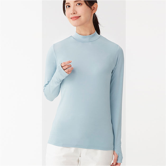 BACKYARD FAMILY「スポーツインナー UVカット 通販 レディース ハイネック 接触冷感 吸水速乾 ストレッチ 伸縮」|インナー|