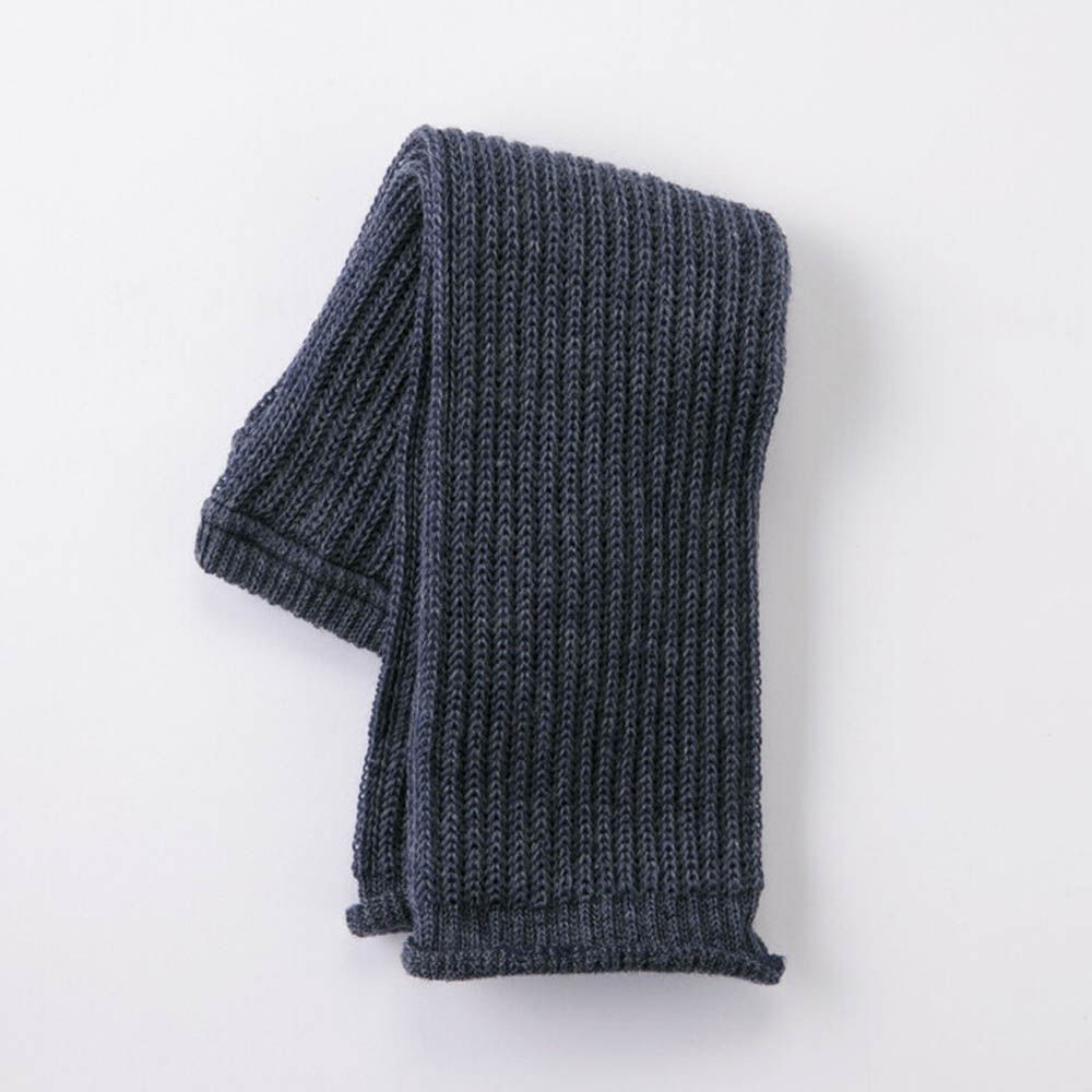 BACKYARD FAMILY「レッグウォーマー アームウォーマー 通販 日本製 足首ウォーマー アームカバー 靴下 薄手 ロング」|レッグウォーマー|ブルー1