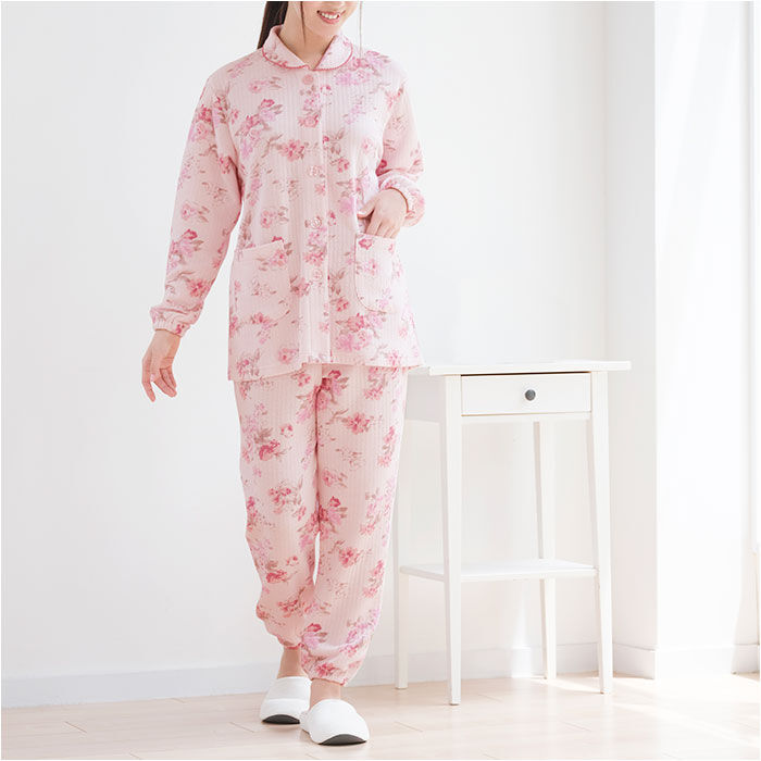 BACKYARD FAMILY「パジャマ 上下セット 低身長 通販 レディース 長袖 セットアップ ルームウェア ナイトウェア」|ルームウェア|