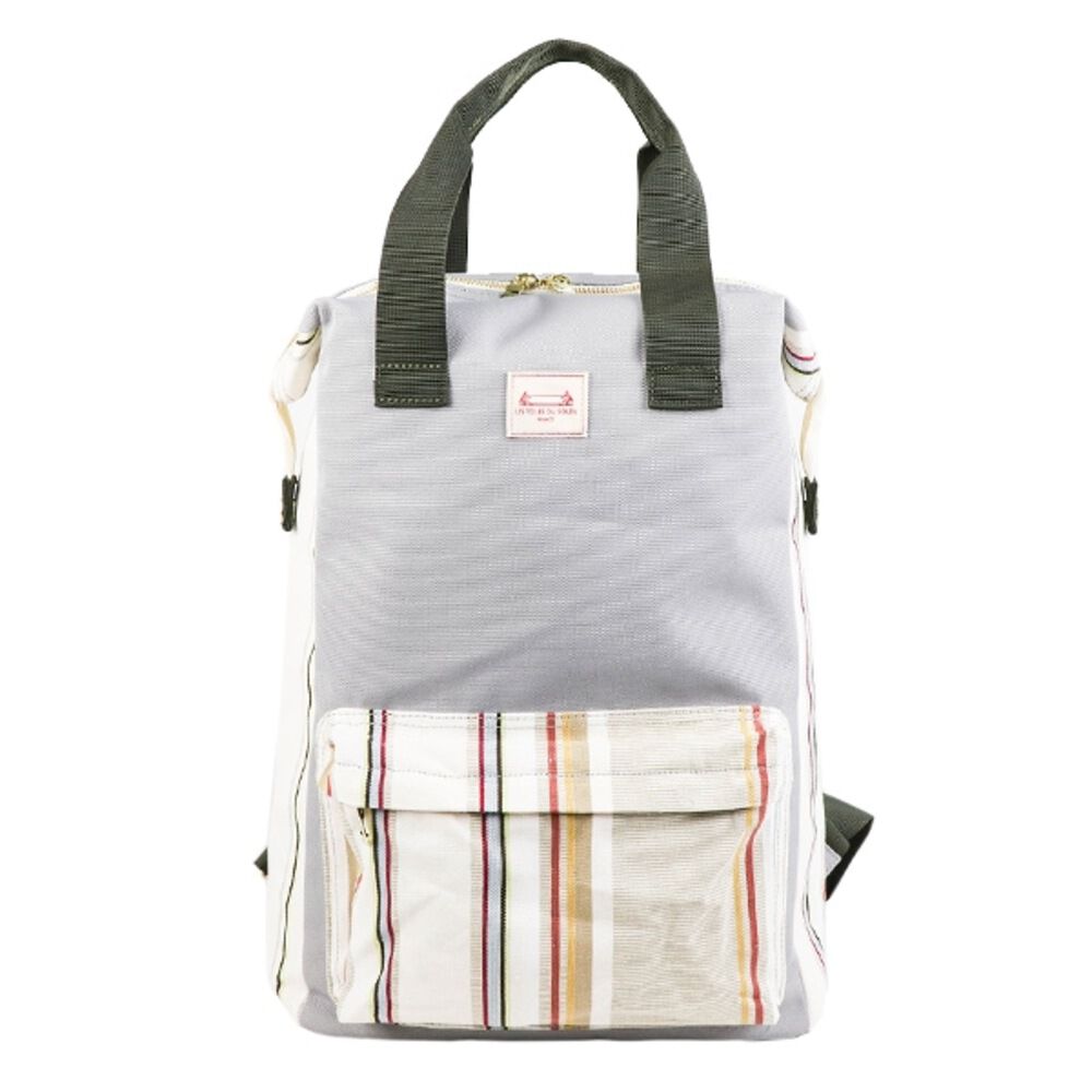 BACKYARD FAMILY「Les Toiles Du Soleil リュック L 通販 リュックサック デイパック 仕分け」|リュック|グレー1